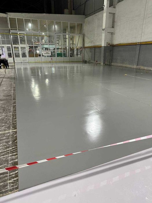 Полиуретан-цементный пол , с гарантией, производство Россия.