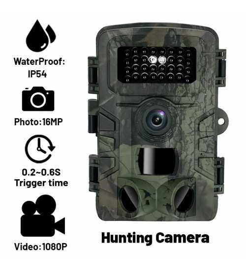 Camera supraveghere, padure, camping casa, etc, alimentare cu 4-8 baterii, infrarosu