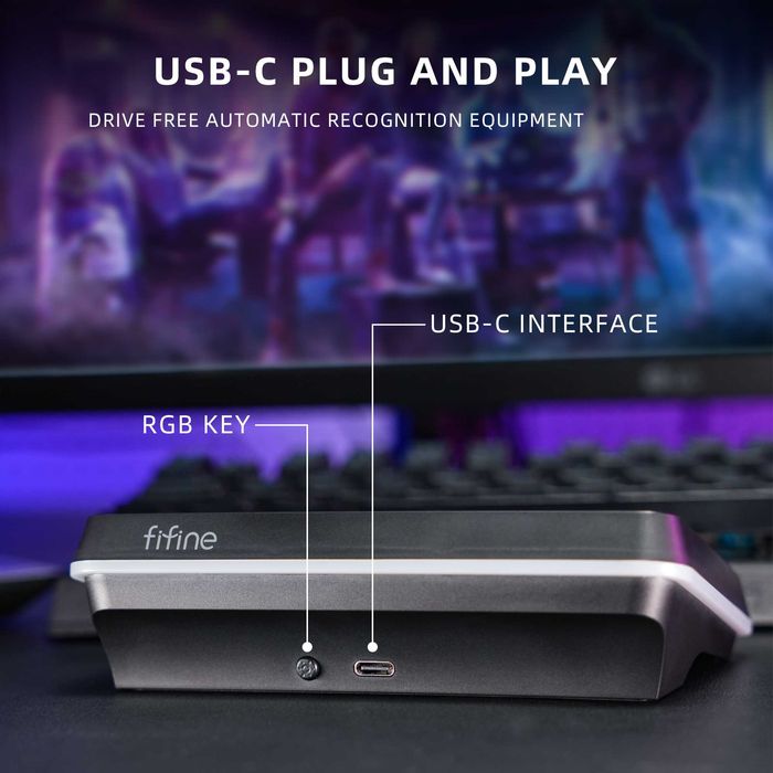 Fifine D6 Apligame Steam Panel програмируемая панель для игр и стримов