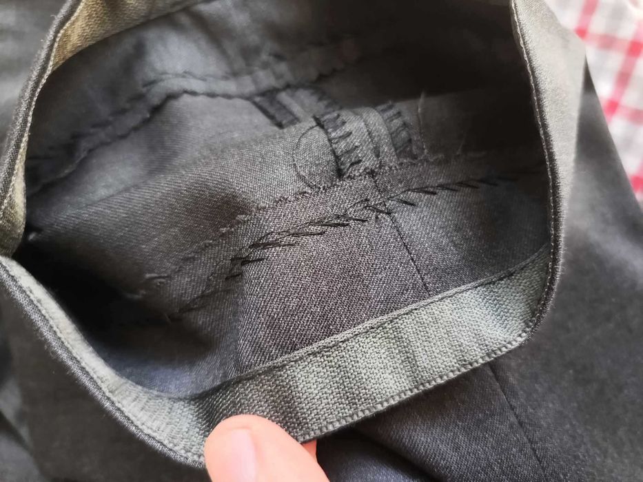 Pantaloni Hugo Boss Lenon Wool Blend Suit Trousers Size 48 Lana