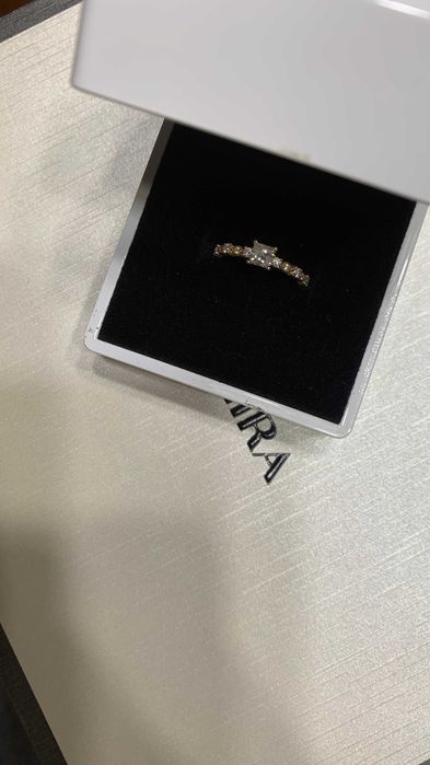 Inel din aur placat cu diamante VS