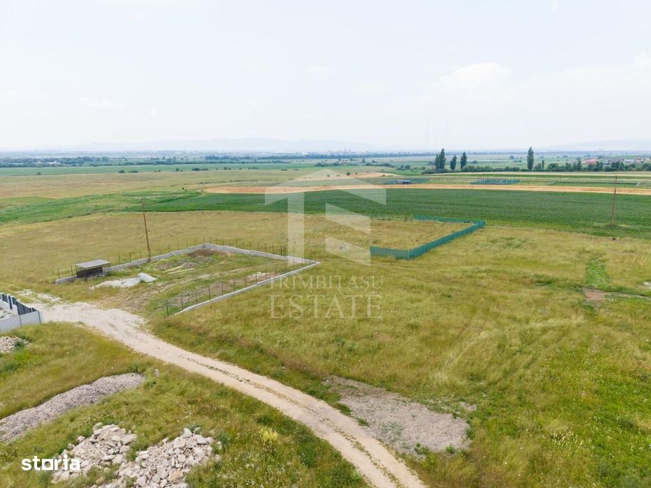 Sanpetru |Teren intravilan 733mp | 3 fronturi stradale