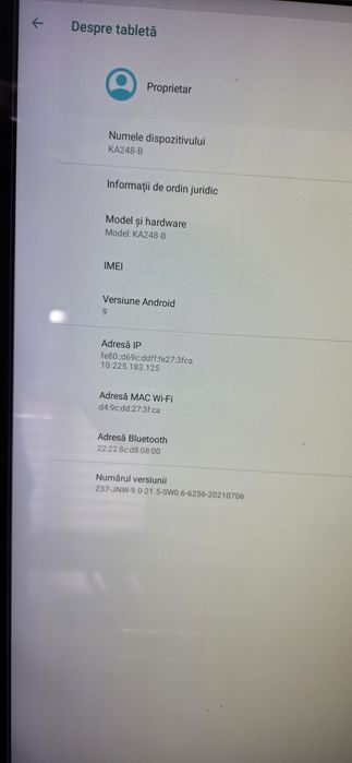 Tableta 24", Android 9, touchscreen Abilia Memoplanner Large 3, FullHD