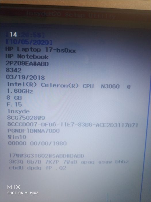 Placa de baza Hp 17-BS0xx HP 17-AK0xx - perfect functionala - N3060