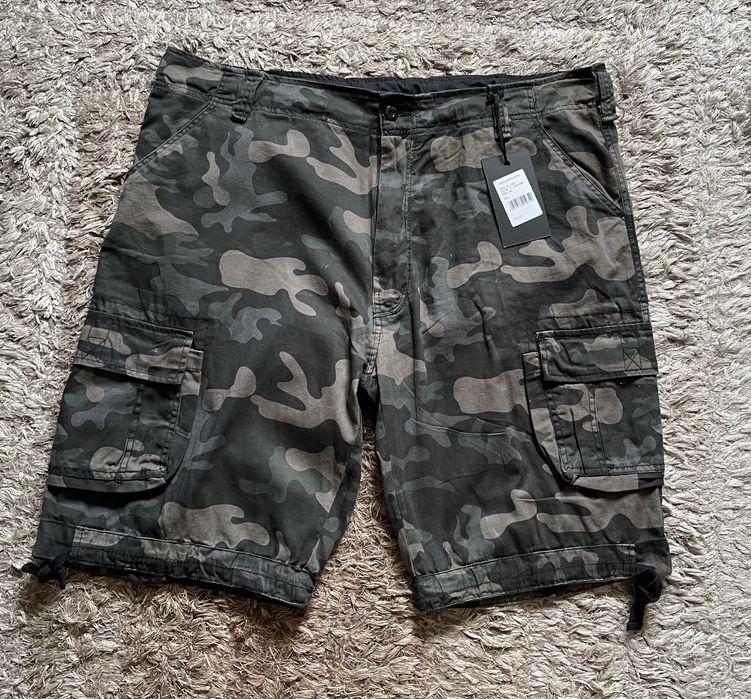 Pantaloni scurti/shorts cargo camo/camuflaj Brandit