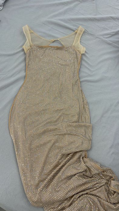 Луксозна официална рокля с камъни