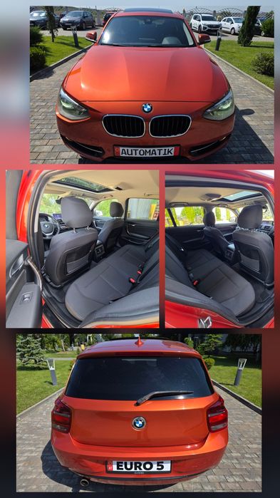 BMW F20 SportLine # 120d # 2.0 Diesel 184 cp # CUTIE AUTOMATA 8+1 # Navigatie mare CIC # Trapa #  Culoare deosebita