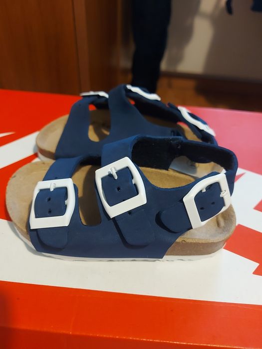 Детски сандали тъмно сини