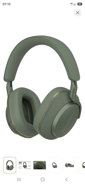 Наушники Bowers & Wilkins Px7 S2e зеленый