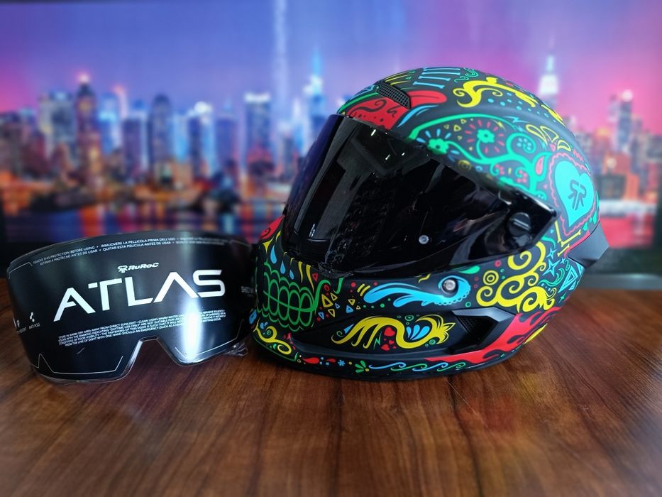 Мото шлем от бренда RUROC ATLAS 3.0