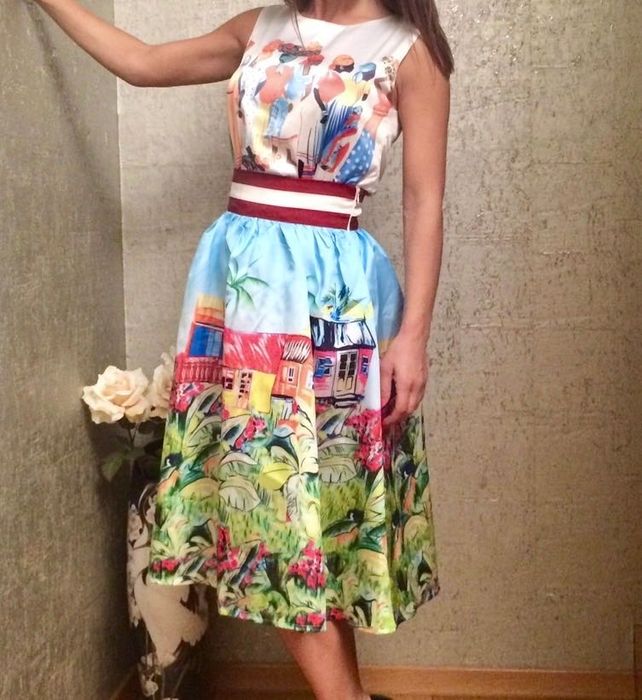 Дамски сет пола и блуза