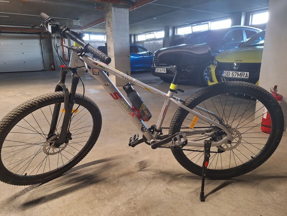 Vand bicicleta 27 inch Argintiu Metalizat