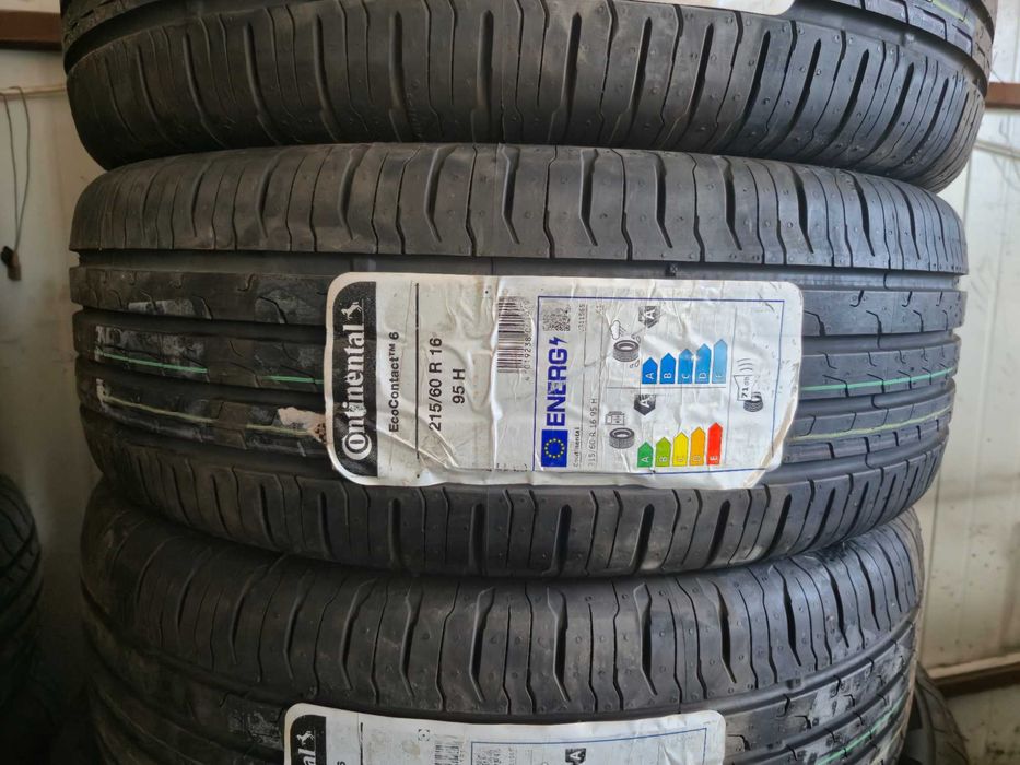 4 Anvelope de VARA - 215/60/16 95H - Continental Eco Contact 6 - NOU - DOT 2024 ! SUPER PRET !
