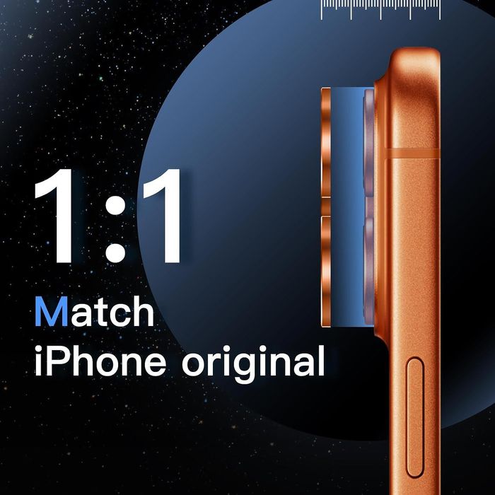 Стъклени рингове за камера за apple iphone 17 pro