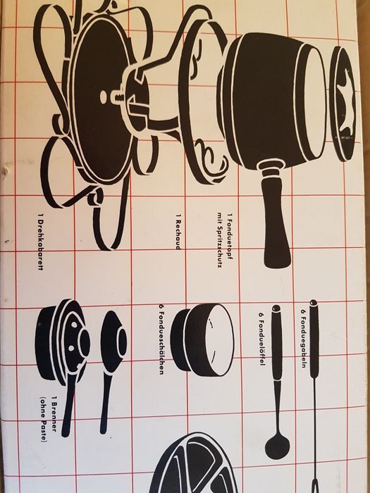 Set vesela, Fondue, wafe, gril electric, termoplonjon Nou, inductie