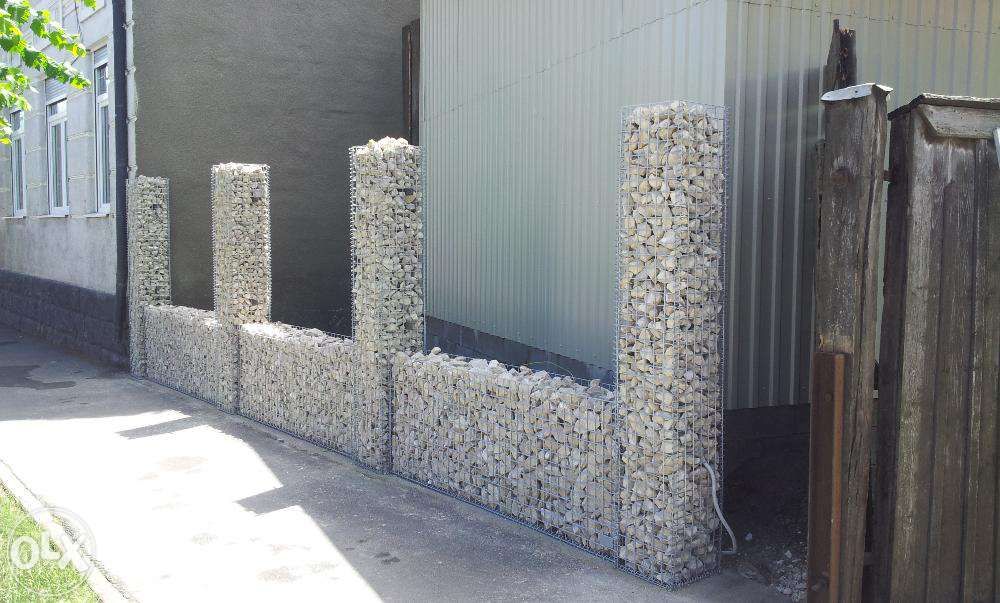 Gard din gabion , gabioane