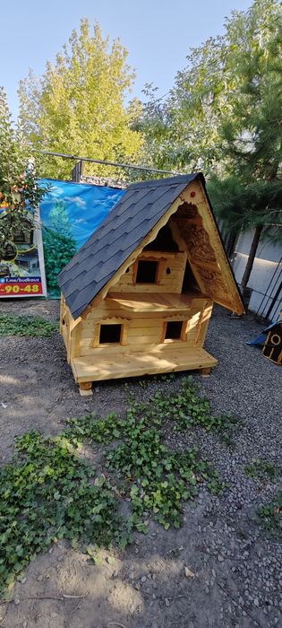 для Гусей, Лебедей, уток домик на плаву. Скворечники, будки, вольеры