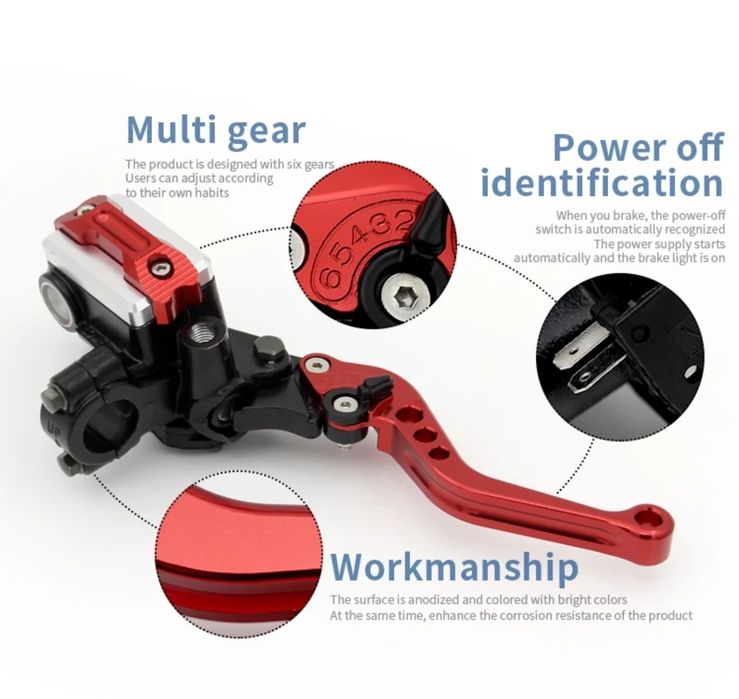 Set manete frana ambreiaj moto leviere universale