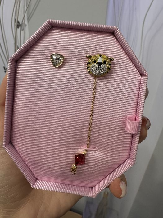 Swarovski Tiger Women's Earrings