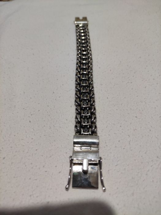 Браслет серебряный " Император"