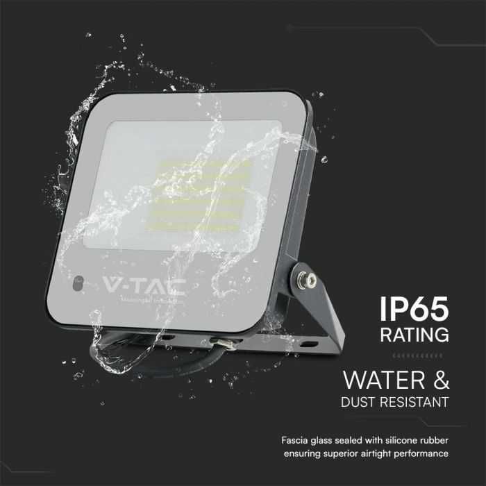 LED 50W-RGB + 6500k  Прожектор V-tac  IP65 контрол с дистанционно