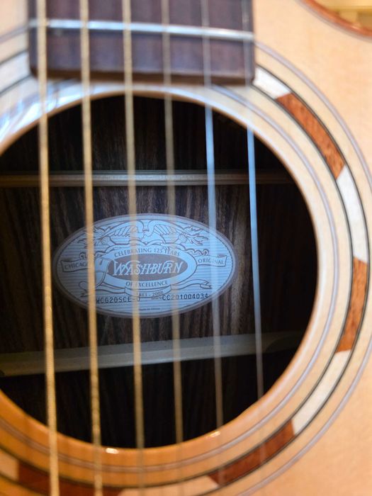 Електроакустична китара Washburn WCG20SCE Comfort Series + Премиум калъф Madarozzo