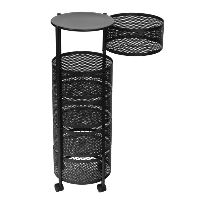 Nou! Organizator cu 5 sertare rotative pe roți