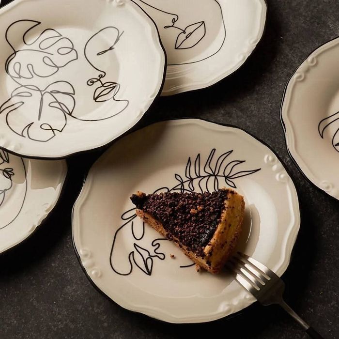 Прелест от Karaca "Faces" Сет от 6броя Кокетни Чинии