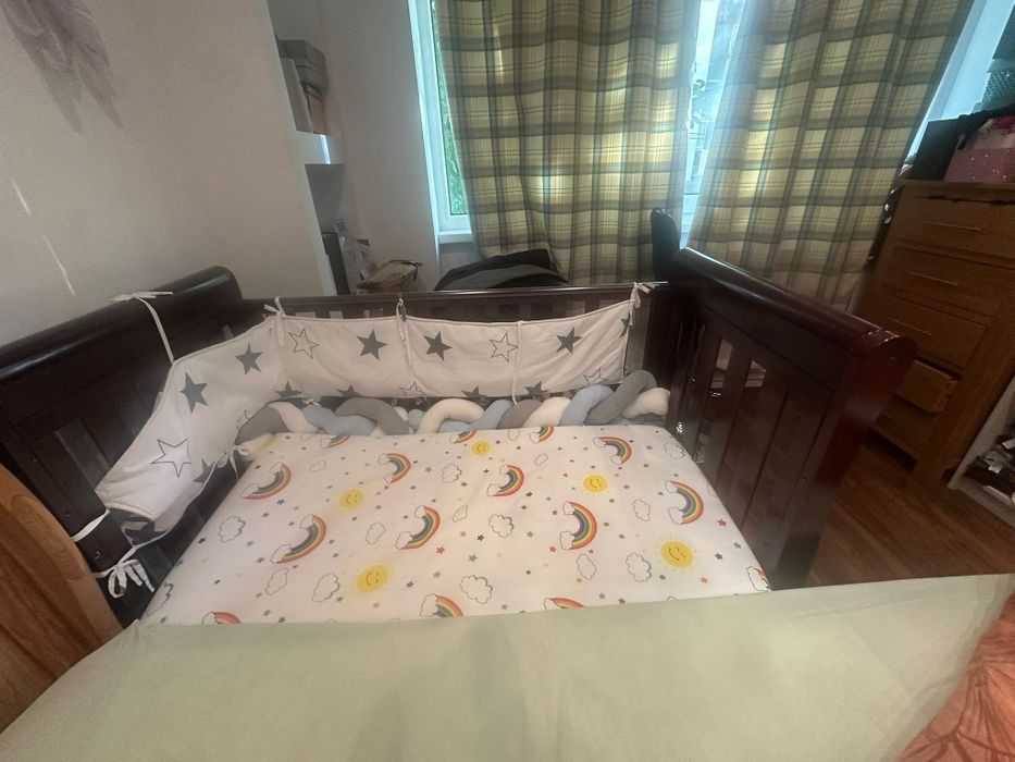 Pătuț bebe cu saltea