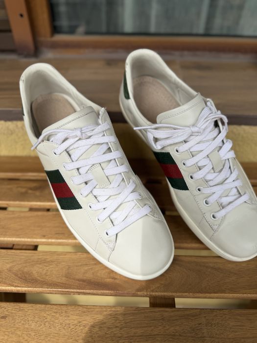 Adidasi Sneakers GUCCI ACE originali cu factura marime 43