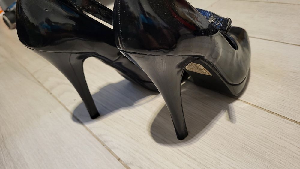 Pantofi dama, platforma, toc inalt, marime 39