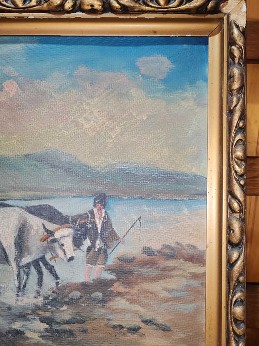 Tablouri vechi in ulei semnate inramate