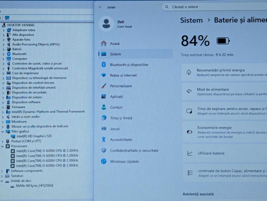 Laptop Dell Latitude E5470 Intel Core i5-6200u, ram 8GB, 256 GB SSD