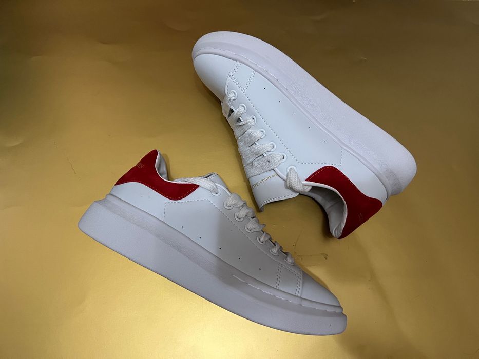 Adidasi Alexander Mcqueen alb cu rosu 38