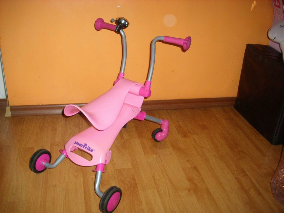 SMARTRIKE и ScrambleBug  Детско баланс колело,четириколка на 360.Промо