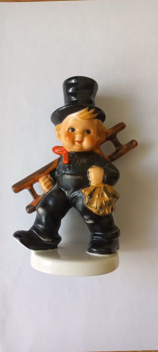 Bibelou Goebel, din porțelan,Coșar, hornar, curățitor de hornuri