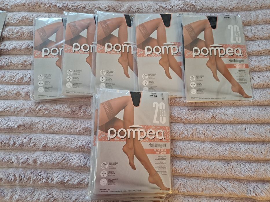 Dresuri cu banda Pompea, negru, 20 den