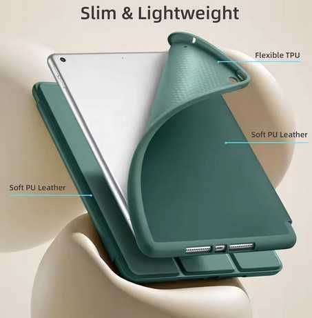 Магнитни Калъфи за iPad 9 -  10,2 - С държач за писалка