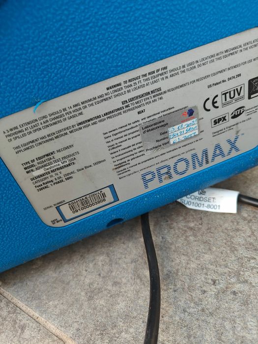 Recuperator freon Value VRR12C și Promax RG 5410A