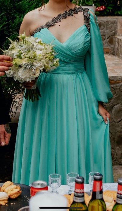 Rochie NASA mătase naturala