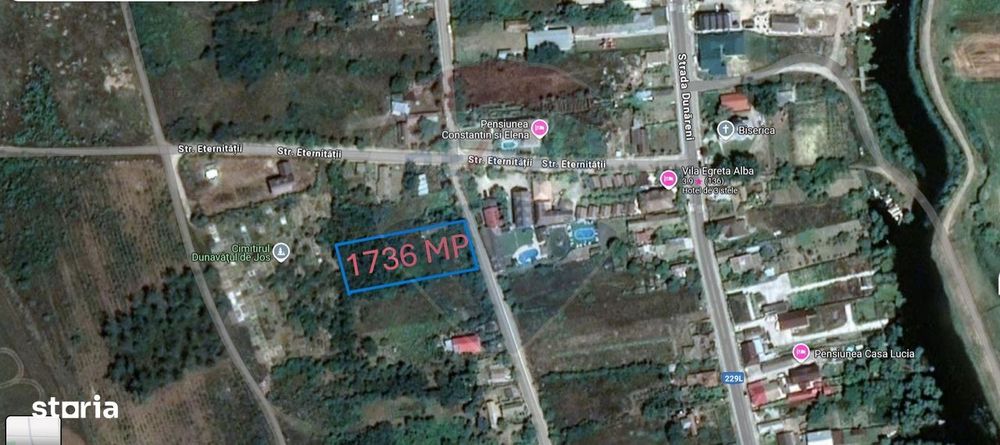 Teren de vanzare , Autorizetie 20 camere + Avize, Dunavatu de Jos