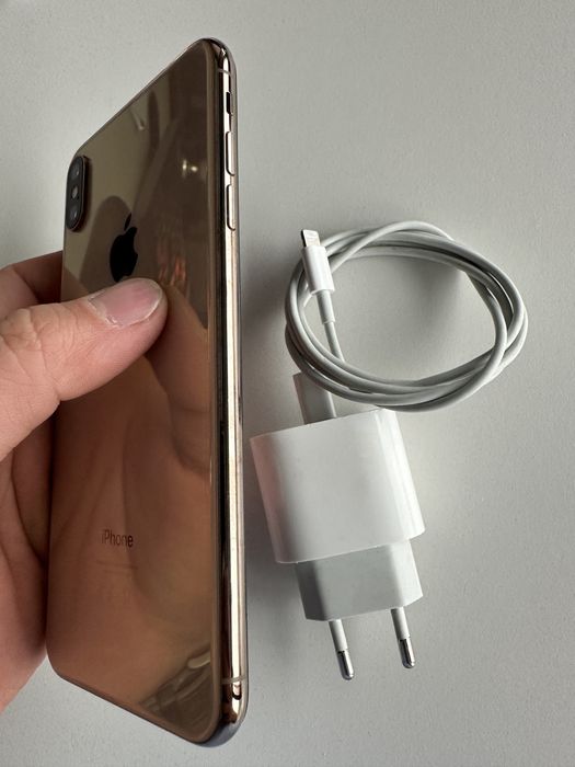 iPhone XS Max Gold, 64Gb, ca nou