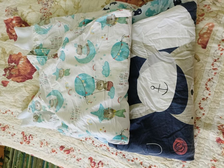 Детски спално чувалче/ чувалче с крачета 90 см,