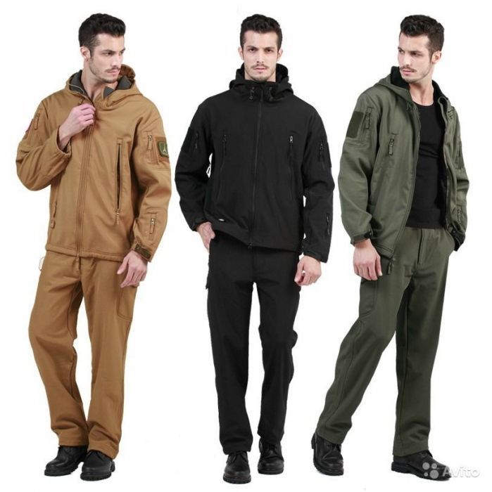 Костюм тактический ветровлагозащищенный Soft Shell в Ташкенте
