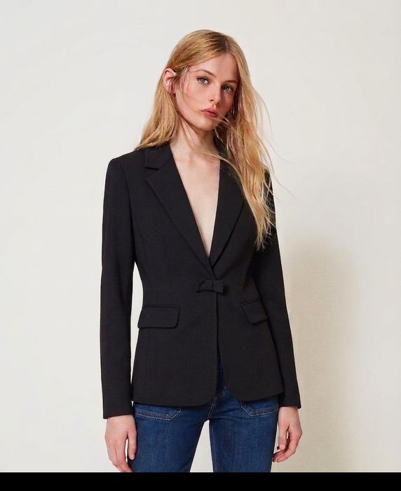Черно сако/блейзър  Twinset,размер XS, М,има еластичност,ново с етикет
