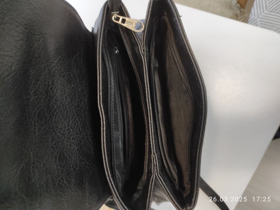 Кожена дамска раница