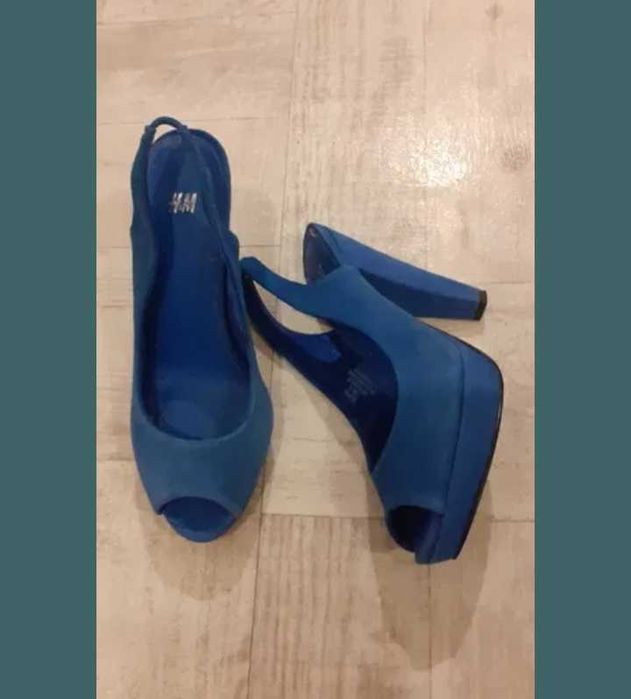 Sandale albastre H&m, mas 37