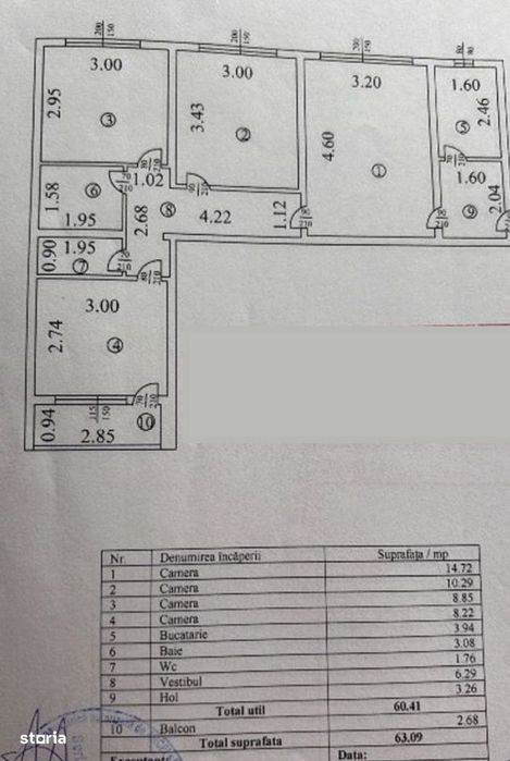 Apartament 4 camere necesita renovare Pacii, Apusului