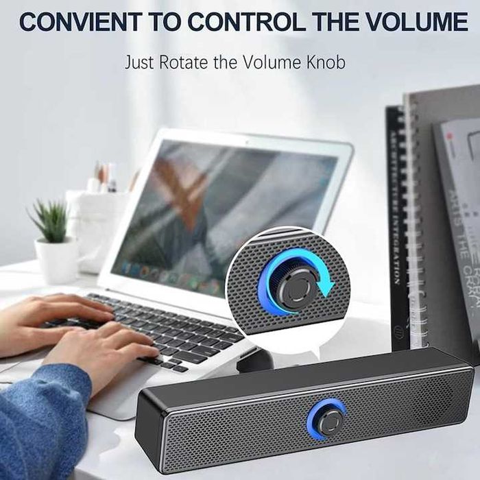 Boxa PC BOMSTOM, Bluetooth 5.0, Sunet Stereo