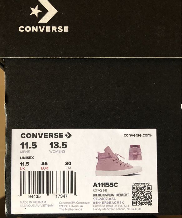 Converse Chuck Taylor Weatherized Leather ОРИГИНАЛНИ кецове 41/44/46